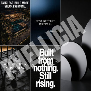 Dark Motivation Wallpaper Pack (10 Premium 9:16 Phone Wallpapers)